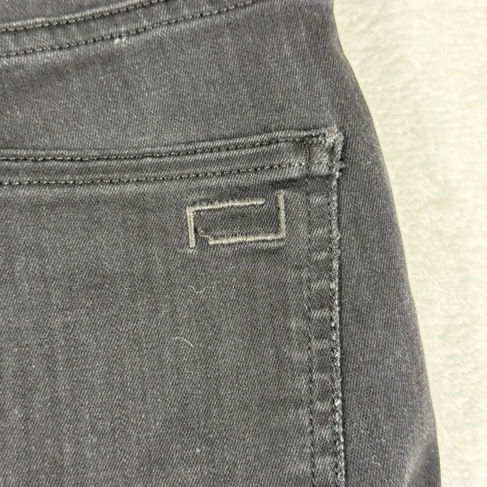 AYR Women Black High Rise Skinny Jeans‎ Raw Hem Made in USA W26 L30 Solid Wash